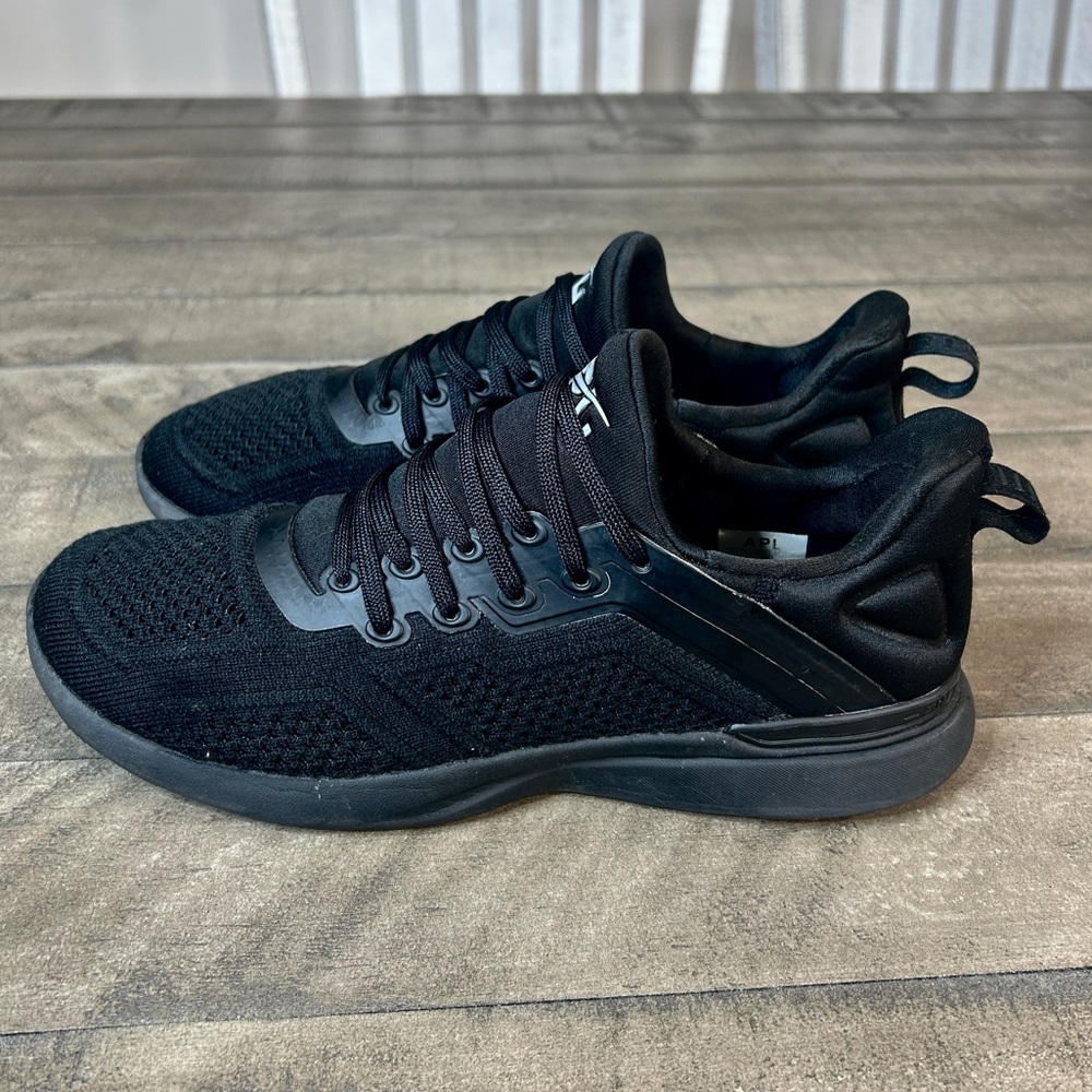 APL TechLoom Tracer Black Athletic Running Shoes Woman Size 8 - Picture 3 of 7